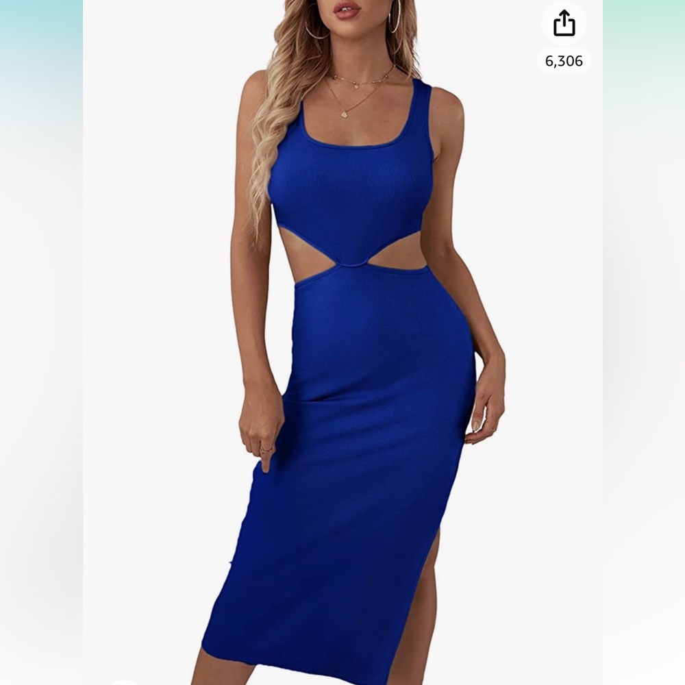 Blue dress